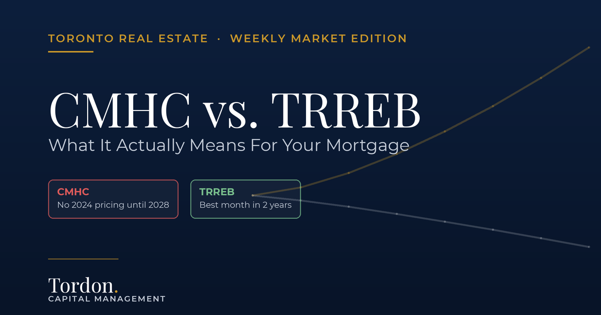 Toronto Real Estate Update: CMHC vs. TRREB — Why I'm Leaning Bullish